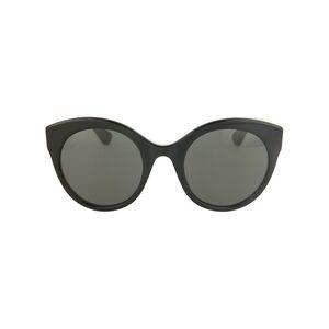 Gucci Round-Frame Acetate Sunglasses Black Womens